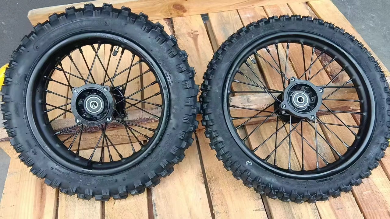 Standard Dirt 14/12 Pit Bike Wheel Set (ALL 5-7 Day Shipping