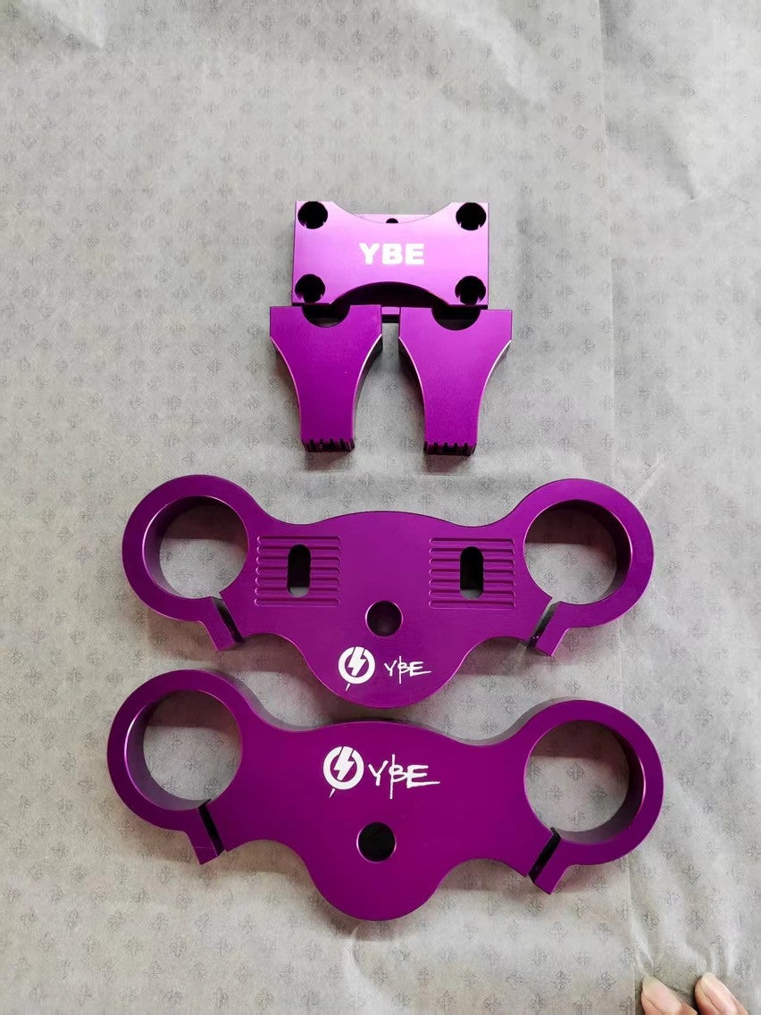 Razor CNC 45/48 Triple Trees | Yelnats Builds Electrek